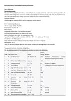 Instruction Manual for RY1005A Temperature Controller (Page 1 / 49) 5200 Chiller Temperature Controller RY1005A Manual