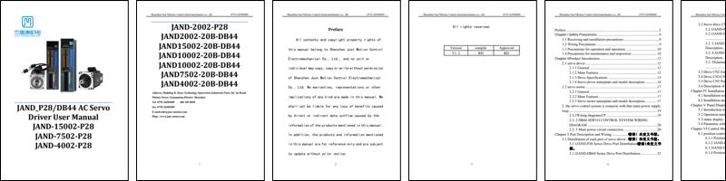 JAND P28 15002 DB44 AC Servo Driver User Manual.pdf
