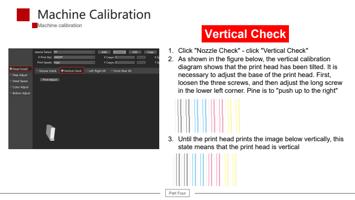 Vertical Check 1 Click Nozzle Check click Vertical (Page 39 / 61) 6090 UV Flatbed Printer Product Installation and Operation Instructions