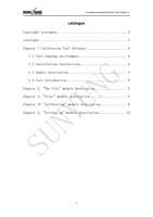 catalogue Copyright statement 2 catalogue 3 Chapter (Page 3 / 61) XP600双头校准工具说明书英文版V1.0