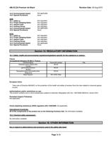 14.5 Environmental hazard 14.6 Special Provisions (Page 8 / 9) AM.CO.ZA Premium Ink Black(EU_BE)