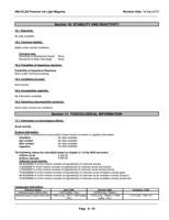 Section 10: STABILITY AND REACTIVITY 10.1. Reactivity (Page 6 / 9) AM.CO.ZA Premium Ink Light Magenta(EU_EN)