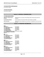 12.5. Results of PBT and vPvB assessment No information (Page 8 / 9) AM.CO.ZA Premium Ink Light Magenta(EU_EN)