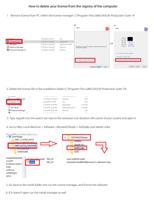 How to delete your license from the registry of the (Page 1 / 21) How to Delete SAi FlexiPRINT License from the Registry of the Computer