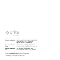 Page 156 / 156 of i1Pro User Manual