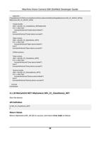 stdevInfo = CTypeMarshalPtrToStructurestDeviceInfoListpDeviceInfo0GetTypeMyCameraMVCCDEVICEINFO (Page 49 / 599) Machine Vision Camera SDK (DotNet)_Developer Guide