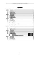 Contents Chapter 1 Overview 1 Chapter 2 BasicDemo2 (Page 3 / 201) User Manual of MVC SDK Demo (VS2008)