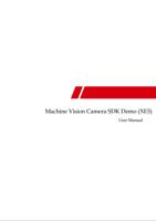 User Manual of Machine Vision Camera SDK Demo C Machine (Page 1 / 201) User Manual of MVC SDK Demo (XE5)