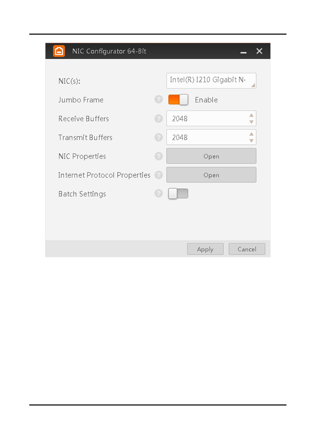 Figure 21 NIC Configurator 2 Select the PCs network (Page 19 / 155 ...