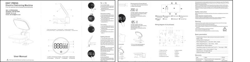 Heatware Hobby Flat T-Shirt Heat Press User Manual.pdf