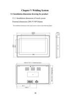 Welding System 51 Installation dimension drawing for (Page 15 / 48) FWH30-D20C-V3睿法双摆手持焊接头英文说明书(双送丝四合一)A版本 2024-06-22