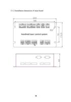 512 Installation dimension of main board Handheld laser (Page 16 / 48) FWH30-D20C-V3睿法双摆手持焊接头英文说明书(双送丝四合一)A版本 2024-06-22