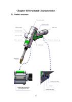 I Structural Characteristics 21 Product structure Reflector (Page 6 / 48) FWH30-D20C-V3睿法双摆手持焊接头英文说明书(双送丝四合一)A版本 2024-06-22