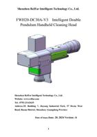 Shenzhen RelFar Intelligent Technology Co Ltd FWH20DC30AV3 (Page 1 / 37) LaserMaster RustOff (New 2D) System Cleaning Head Manual