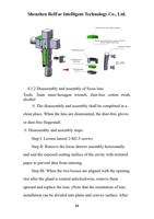 And the convex face shall be upward Collimating drawer (Page 15 / 37) LaserMaster RustOff (New 2D) System Cleaning Head Manual