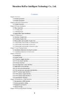 Contents Chapter I Overview 5 11 Product parameter (Page 3 / 37) LaserMaster RustOff (New 2D) System Cleaning Head Manual