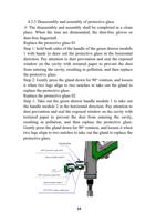 3 Disassembly and assembly of protective glass The (Page 14 / 37) LaserMaster Versatile (4-in-1) Cleaning, Welding System Manual