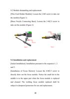 92 Module dismantling and replacement Wire Feed Holder (Page 33 / 37) LaserMaster Versatile (4-in-1) Cleaning, Welding System Manual