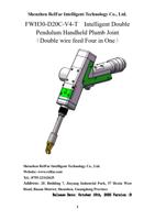 Shenzhen RelFar Intelligent Technology Co Ltd FWH30D20CV4T (Page 1 / 44) LaserMaster Versatile Dual Welding Wire (Four in One) Laser System (RelFar FWH30-D20C-V4-T) User Manual, Ver.B 2025-10-16
