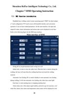 7 HMI Operating Instruction 71 HMI function introduction (Page 25 / 44) LaserMaster Versatile Dual Welding Wire (Four in One) Laser System (RelFar FWH30-D20C-V4-T) User Manual, Ver.B 2025-10-16