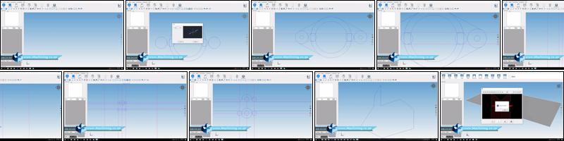 Fabricam Sheet Metal CAM CAD Software Design, Nesting, Cutting Tool Path Generating Feature Demonstrated.mp4