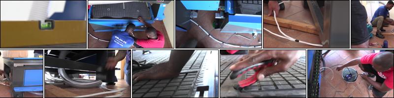 Start a CNC Cutting Business in Garage, EasyRoute CNC Router 220V Vacuum Table Install at Fourways.mp4