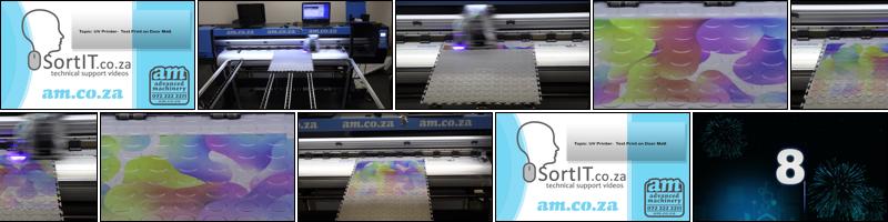 #SortIT, Rubber Floor Mat Printed on FastCOLOUR Flatbed LED-UV Hybrid Printer Tested.mp4