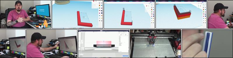 LED Illuminated 3D Letters from Design to Print on PrintUP 3D Channel Letter Printer.mp4