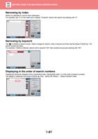 index Search by alphabet to narrow down addresses For (Page 100 / 934) Sharp MX Printer Manual