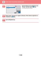 CCC Registered Address 123 testtestcom Tap the address (Page 106 / 934) Sharp MX Printer Manual