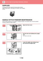 requires the following staple cartridge Staple cartridge (Page 125 / 934) Sharp MX Printer Manual