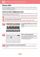 Sharp OSA Sharp OSA Open Systems Architecture is an (Page 140 / 934) Sharp MX Printer Manual