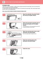 SCANNING AREA If black lines or white lines appear (Page 145 / 934) Sharp MX Printer Manual