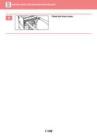 5 Close the front cover 1148 (Page 151 / 934) Sharp MX Printer Manual
