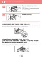11 Push the waste toner box into the machine Push in (Page 155 / 934) Sharp MX Printer Manual