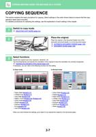 COPYING SEQUENCE This section explains the basic procedure (Page 171 / 934) Sharp MX Printer Manual