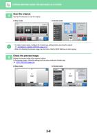 4 Scan the original Tap the Preview key to scan the (Page 172 / 934) Sharp MX Printer Manual