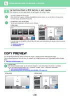 6 Tap the Colour Start or BW Start key to start copying (Page 173 / 934) Sharp MX Printer Manual