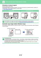 Orientation of placed original Place the original as (Page 176 / 934) Sharp MX Printer Manual