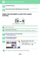 5 Tap the Preview key Tap the Colour Start or BW Start (Page 182 / 934) Sharp MX Printer Manual