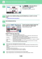 2 Exposure Auto Manual Lighten Darken Tap or slide (Page 188 / 934) Sharp MX Printer Manual
