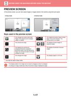 PREVIEW SCREEN In the preview screen you can view output (Page 20 / 934) Sharp MX Printer Manual
