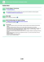 Saddle Stitch 1 Tap the Staple Punch key ► COPY MODE (Page 208 / 934) Sharp MX Printer Manual
