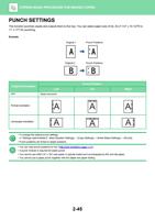 PUNCH SETTINGS This function punches copies and outputs (Page 209 / 934) Sharp MX Printer Manual
