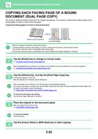 EACH FACING PAGE OF A BOUND DOCUMENT DUAL PAGE COPY (Page 216 / 934) Sharp MX Printer Manual