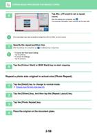 Repeat Layout No of Faces Back 2 Repeat 4 Repeat 8 (Page 222 / 934) Sharp MX Printer Manual