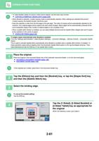 To make Booklet copies of a book or other bound original (Page 225 / 934) Sharp MX Printer Manual