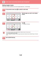 Setting chapter inserts When NUp or 2Sided is specified (Page 23 / 934) Sharp MX Printer Manual