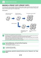 MAKING A PROOF COPY PROOF COPY This function makes (Page 237 / 934) Sharp MX Printer Manual