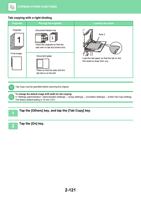 Tab copying with a right binding Originals Placing (Page 285 / 934) Sharp MX Printer Manual
